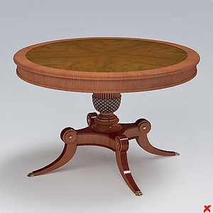 3d table model