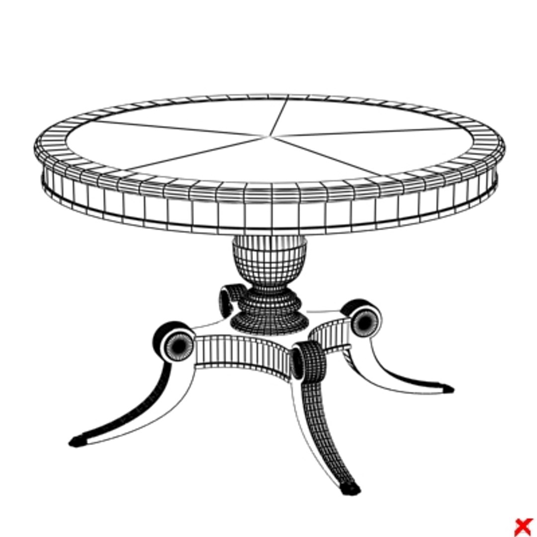3d Table Model