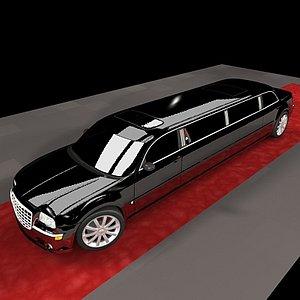limo chrysler car 300c 3ds