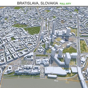 Bratislava City Slovakia 3D