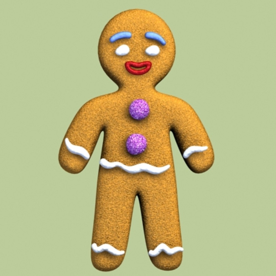 Gingerbread Ginger Bread 3d Model