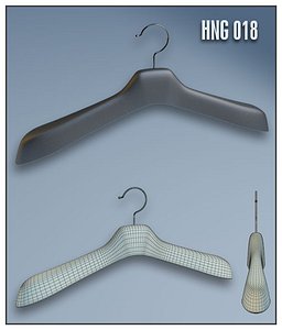 3d model of clothes hanger