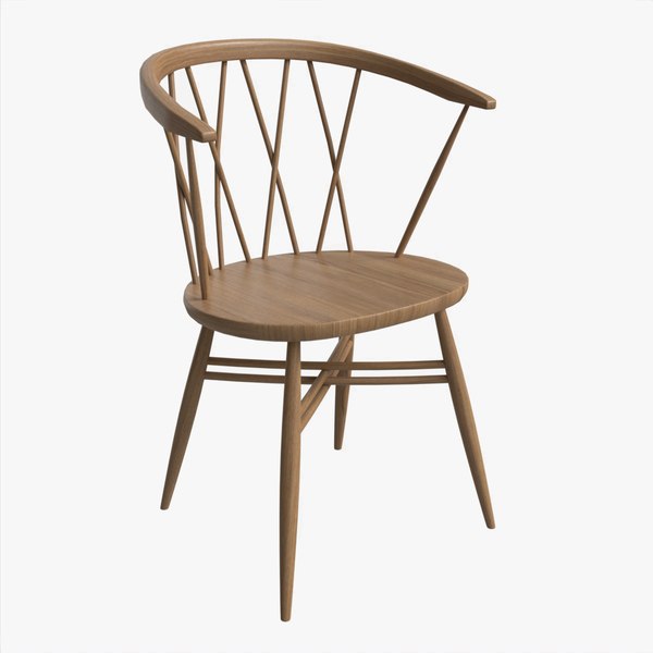 Armchair Ercol Shalstone John Lewis 3D model TurboSquid