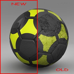 ball soccer black 3d 3ds