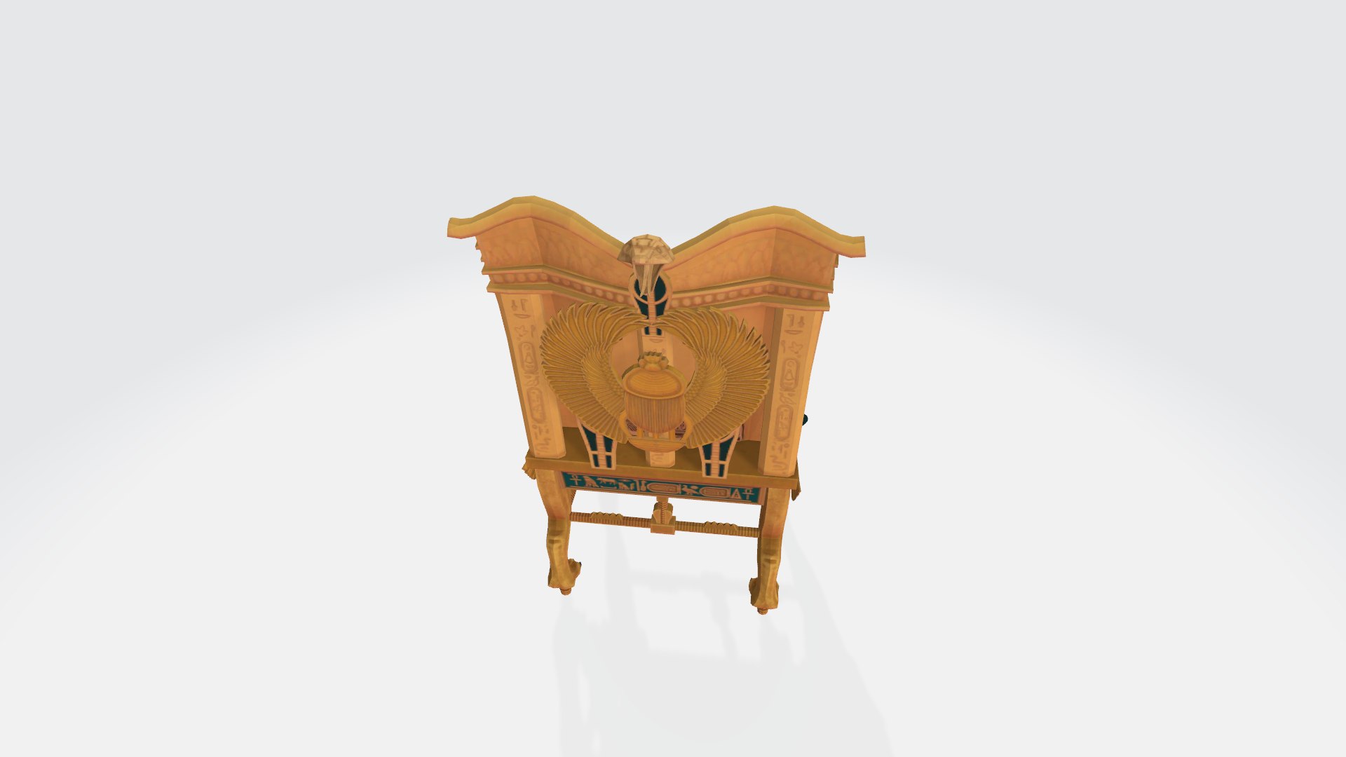 Egypt Chair Tutankhamun 3D - TurboSquid 1854412