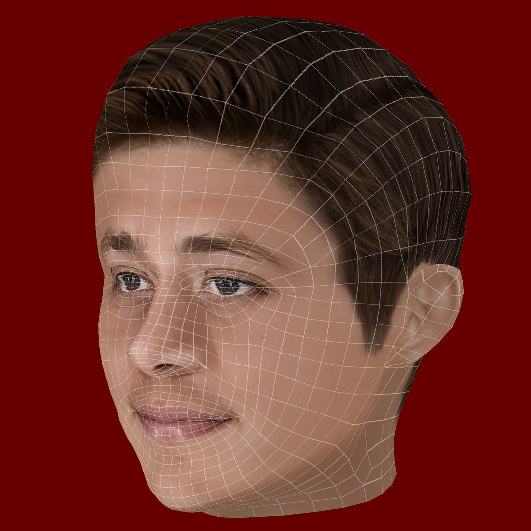 Arda Guler Head - Low Poly Head For Game 3D Model - TurboSquid 2208361