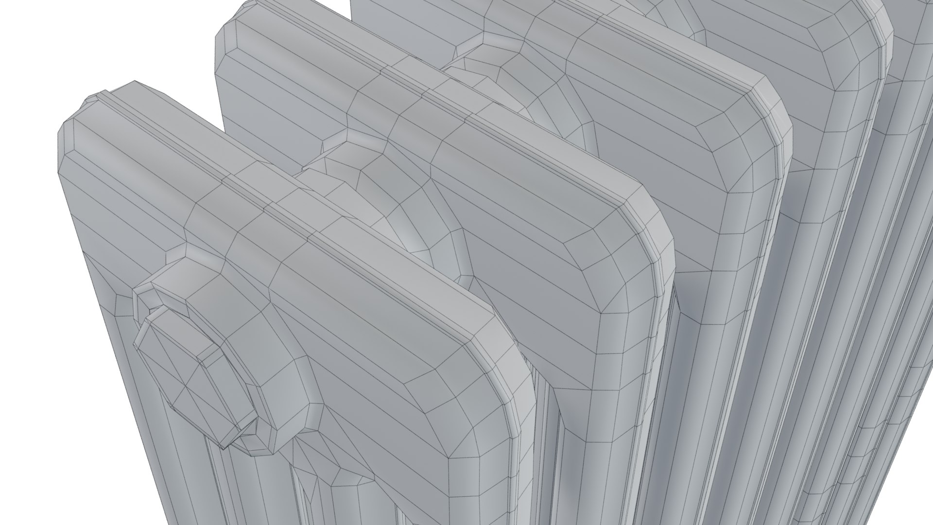 3D Classic Cast Iron Radiator 4C8 - TurboSquid 2357444