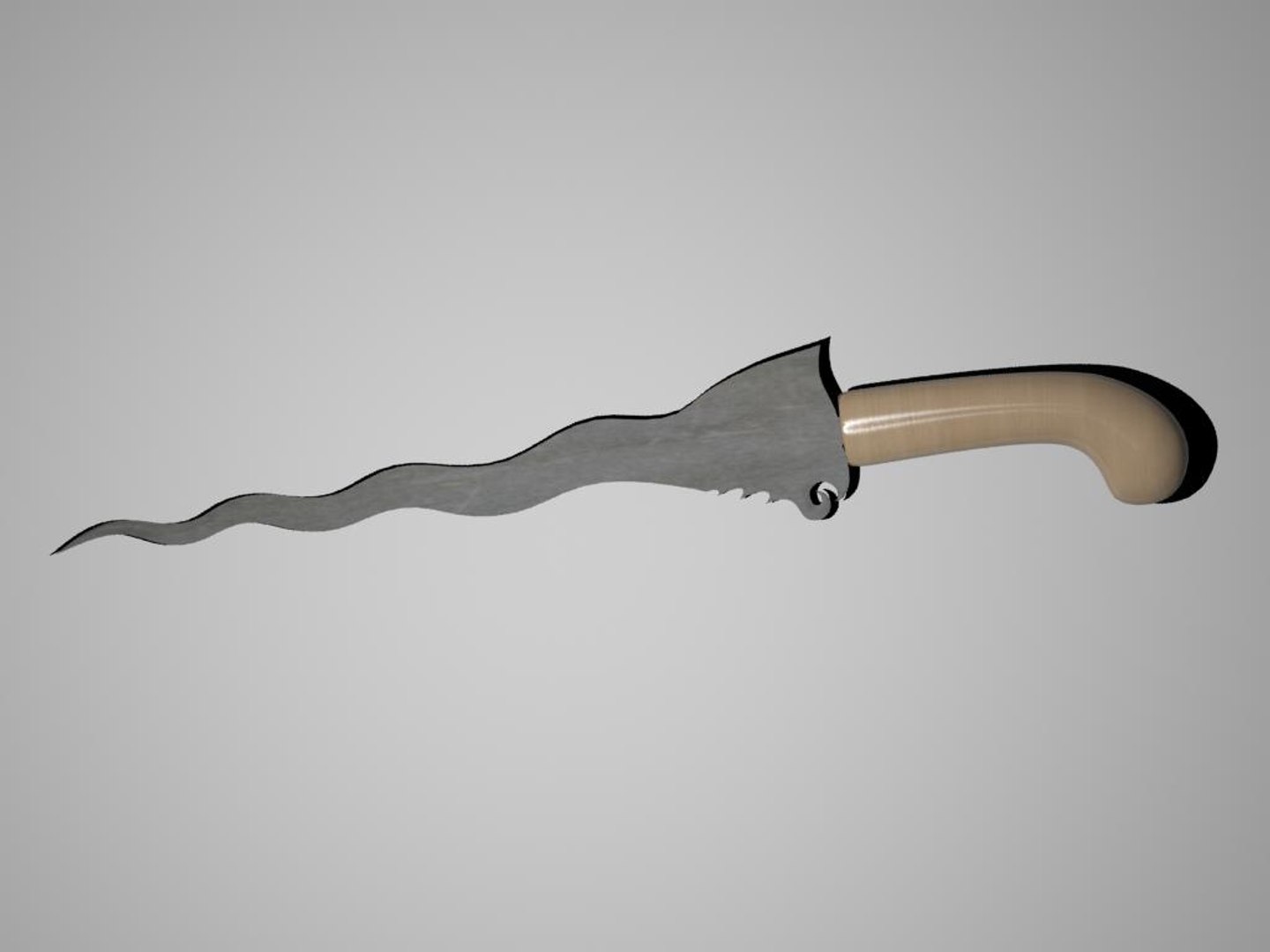 Keris Traditional Weapons 3d Max