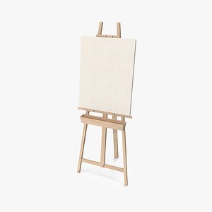 Easel And Canvas