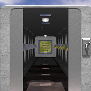 3dsmax tunnel hallway