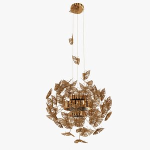 3d butterflies nymph chandelier