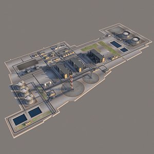3D port lng plant oil