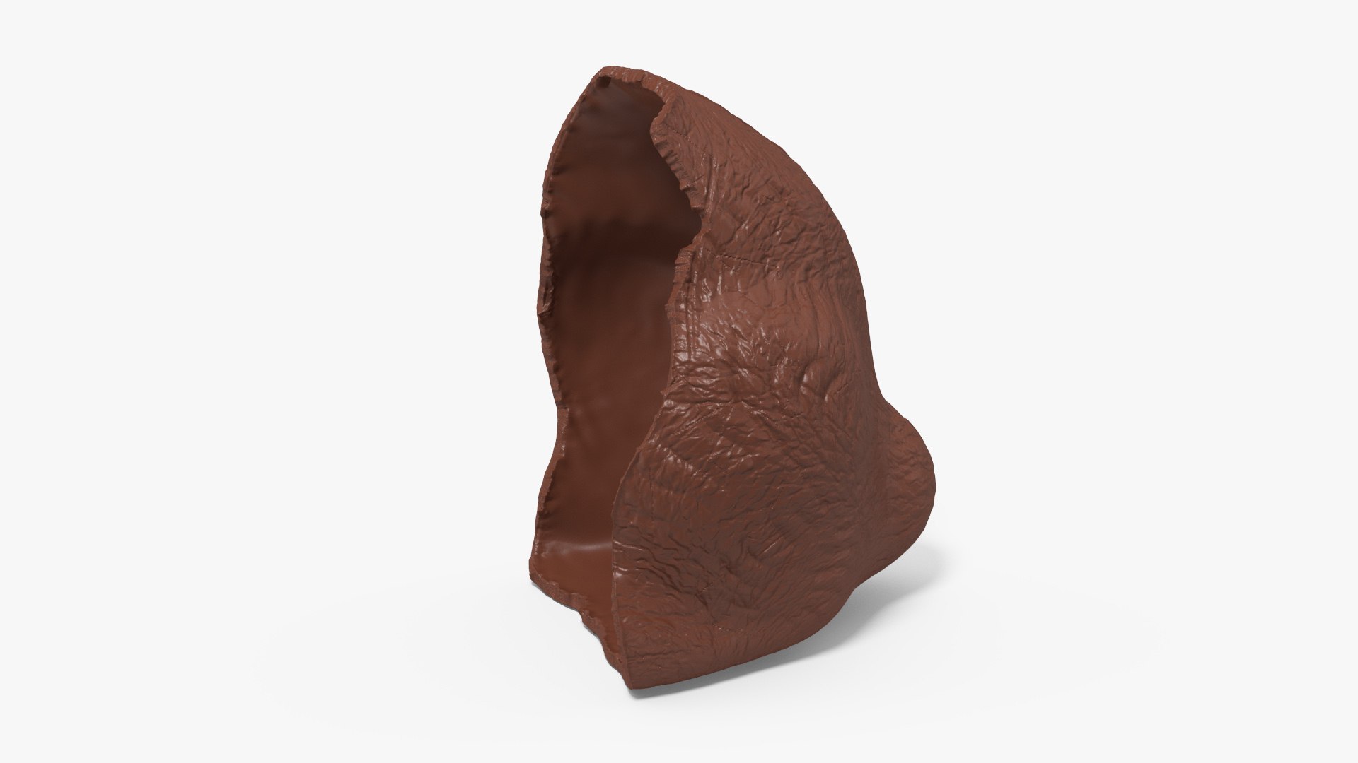Piece of Chocolate Bunnys Back 3D model preview