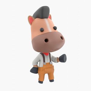 Cute Horse Illustration