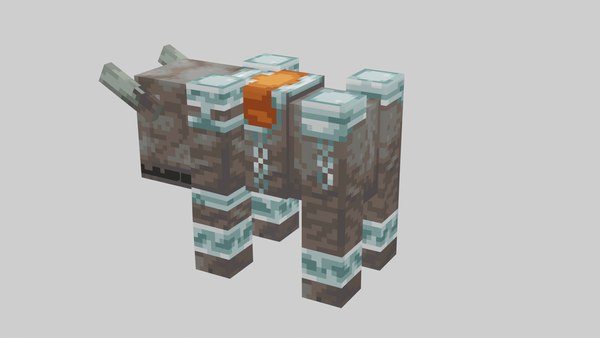 modelo 3d Minecraft Ravager - TurboSquid 2053420