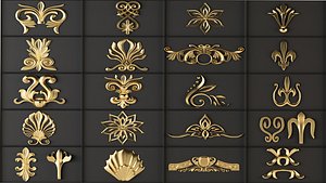 3D 23 ornament vol 1 model