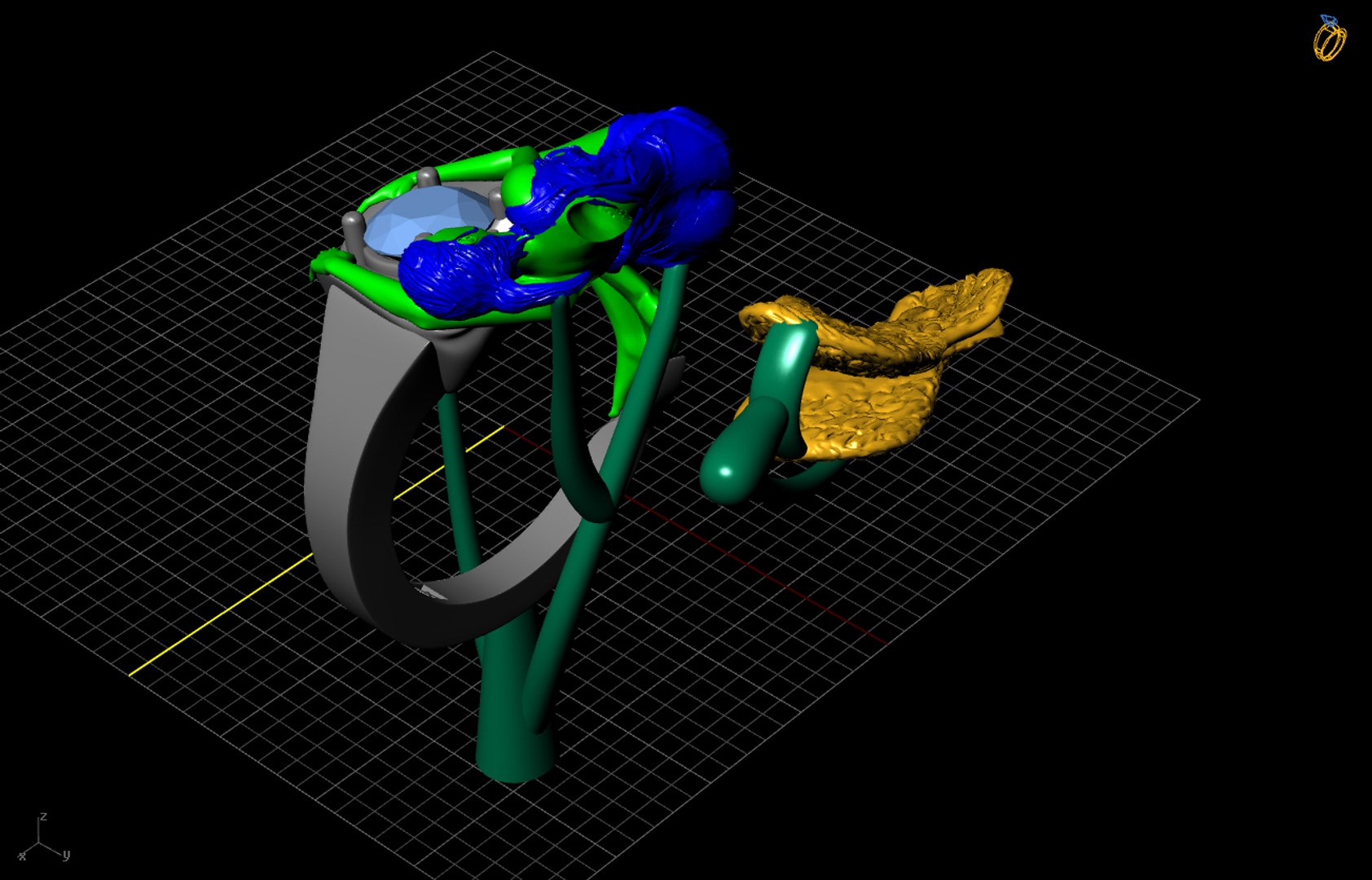 Ring 3d 3dm