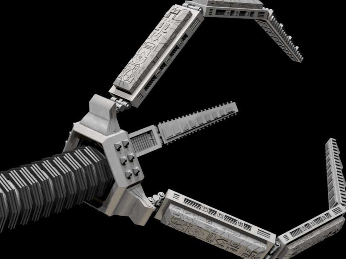 Rig Claw 3D Model - TurboSquid 1631792
