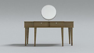 laos Table with Mirror 3D model