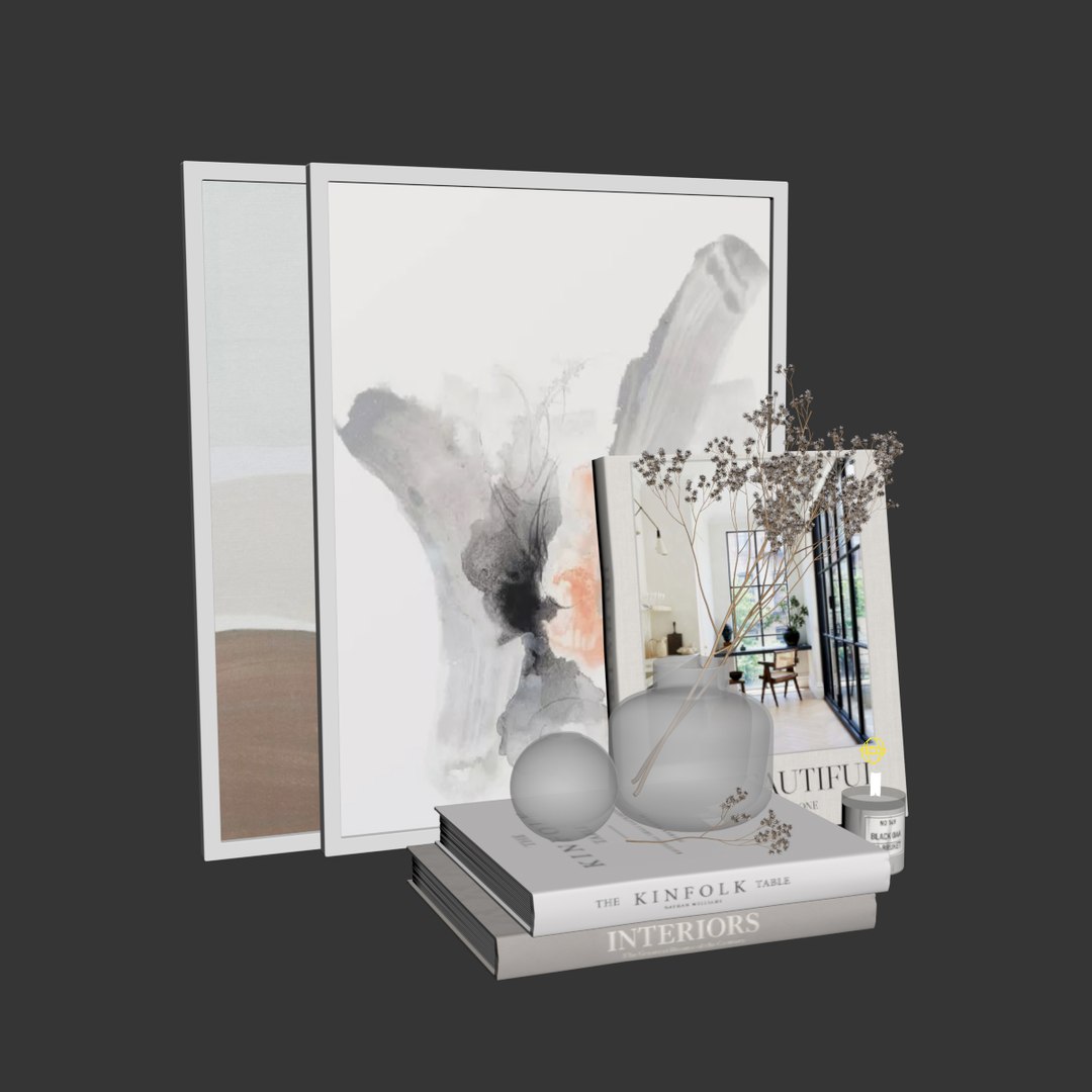 Decor Set 19 3D - TurboSquid 1586061