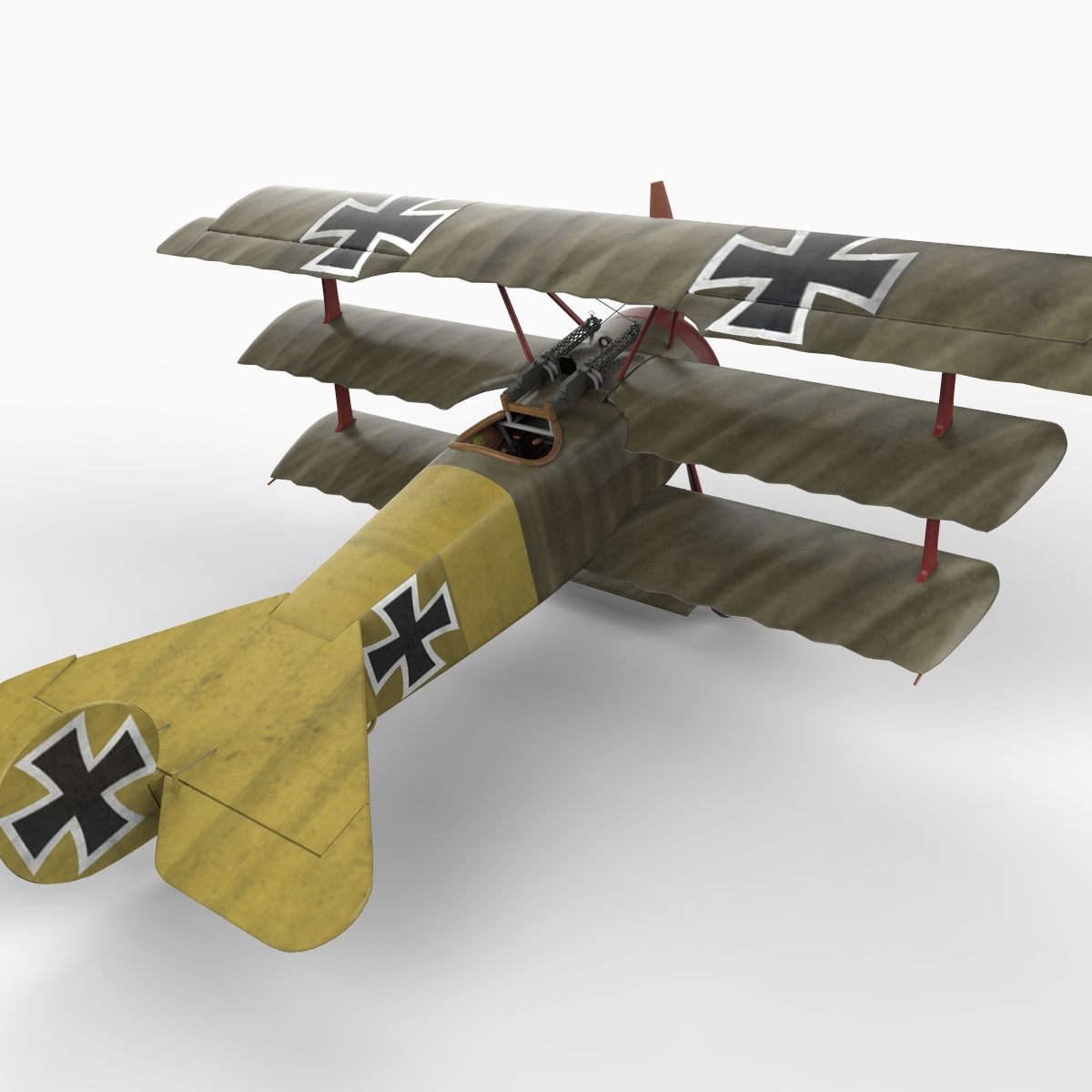 maya fokker dr triplane 1