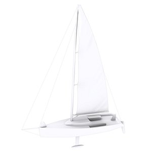 3D model sail boat