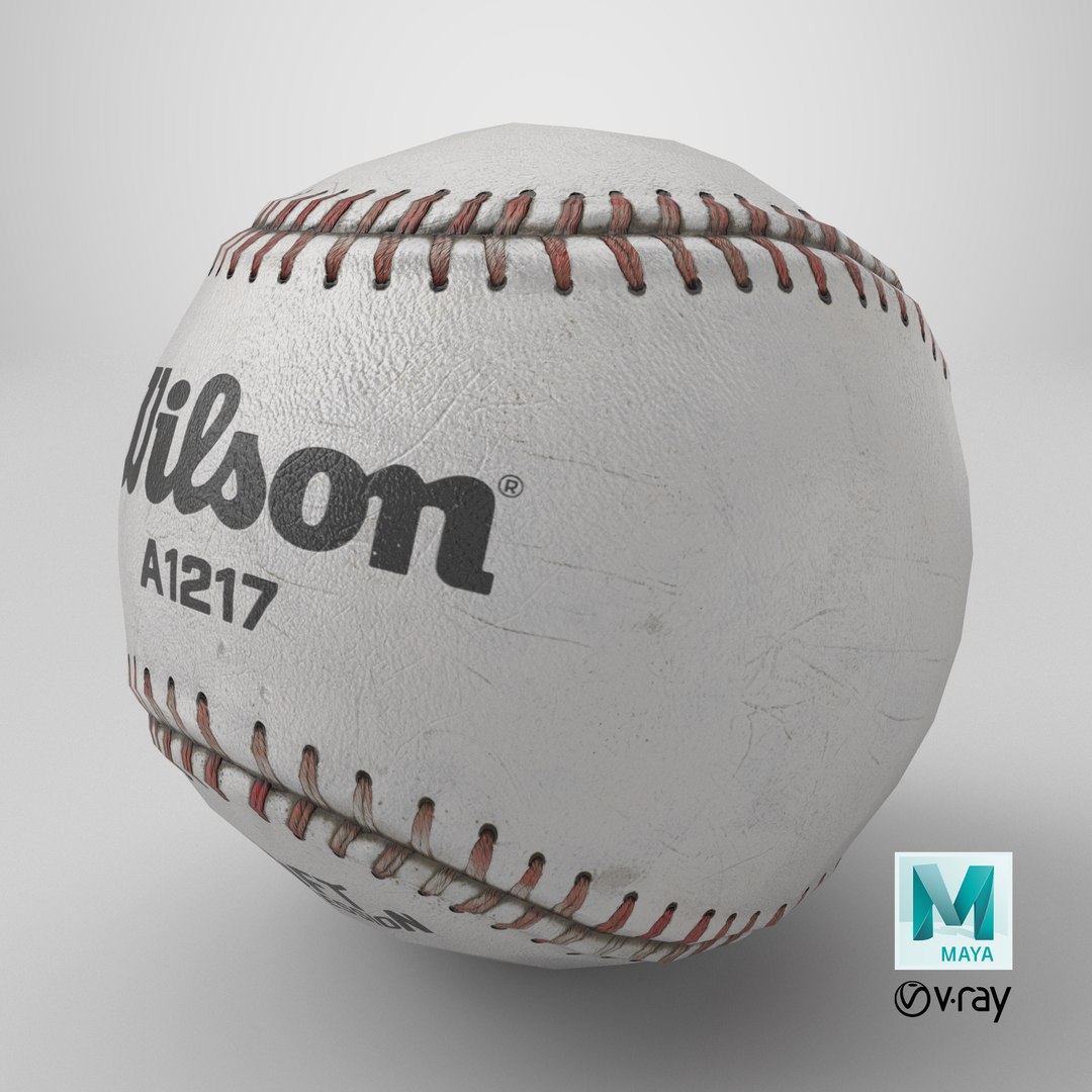 Wilson A1217 Leather Baseball Ball 3D https://p.turbosquid.com/ts-thumb/Fm/3g7a61/4N/stemcell_maya_vray_render/png/1763132727/1920x1080/fit_q87/cc1d851970eb760b4287b758d500e72b83723efb/stemcell_maya_vray_render.jpg