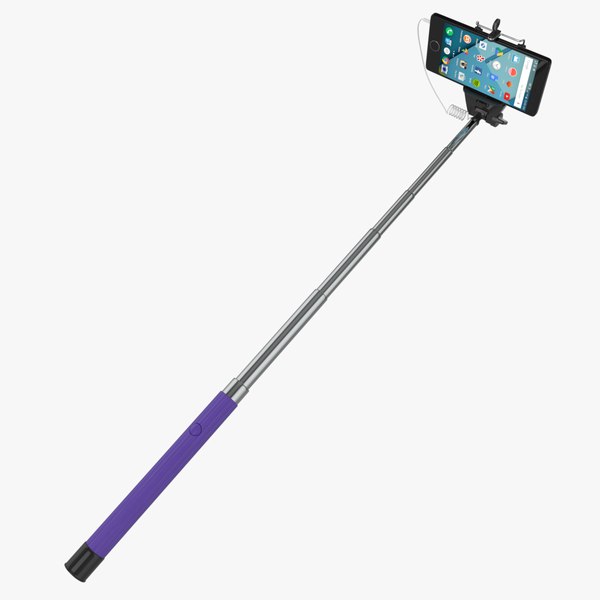 Selfie Stick and Smartphone model