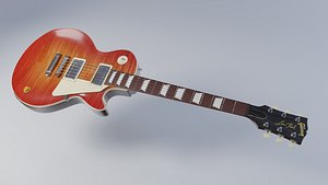 3D les paul guitar