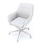 Leather retro office swivel chair