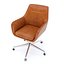 Leather retro office swivel chair