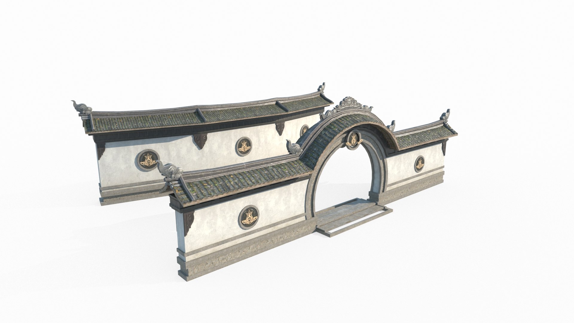 Ancient Asian architecture garden walls and gates 3D model https://p.turbosquid.com/ts-thumb/Fm/Izd1RM/FY/ca4/jpg/1684728069/1920x1080/fit_q87/7d8585019fd3a0221714b7be3d1f10a86d33606f/ca4.jpg
