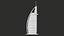 Burj Al Arab Hotel Tower Low Poly