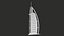 Burj Al Arab Hotel Tower Low Poly