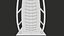 Burj Al Arab Hotel Tower Low Poly