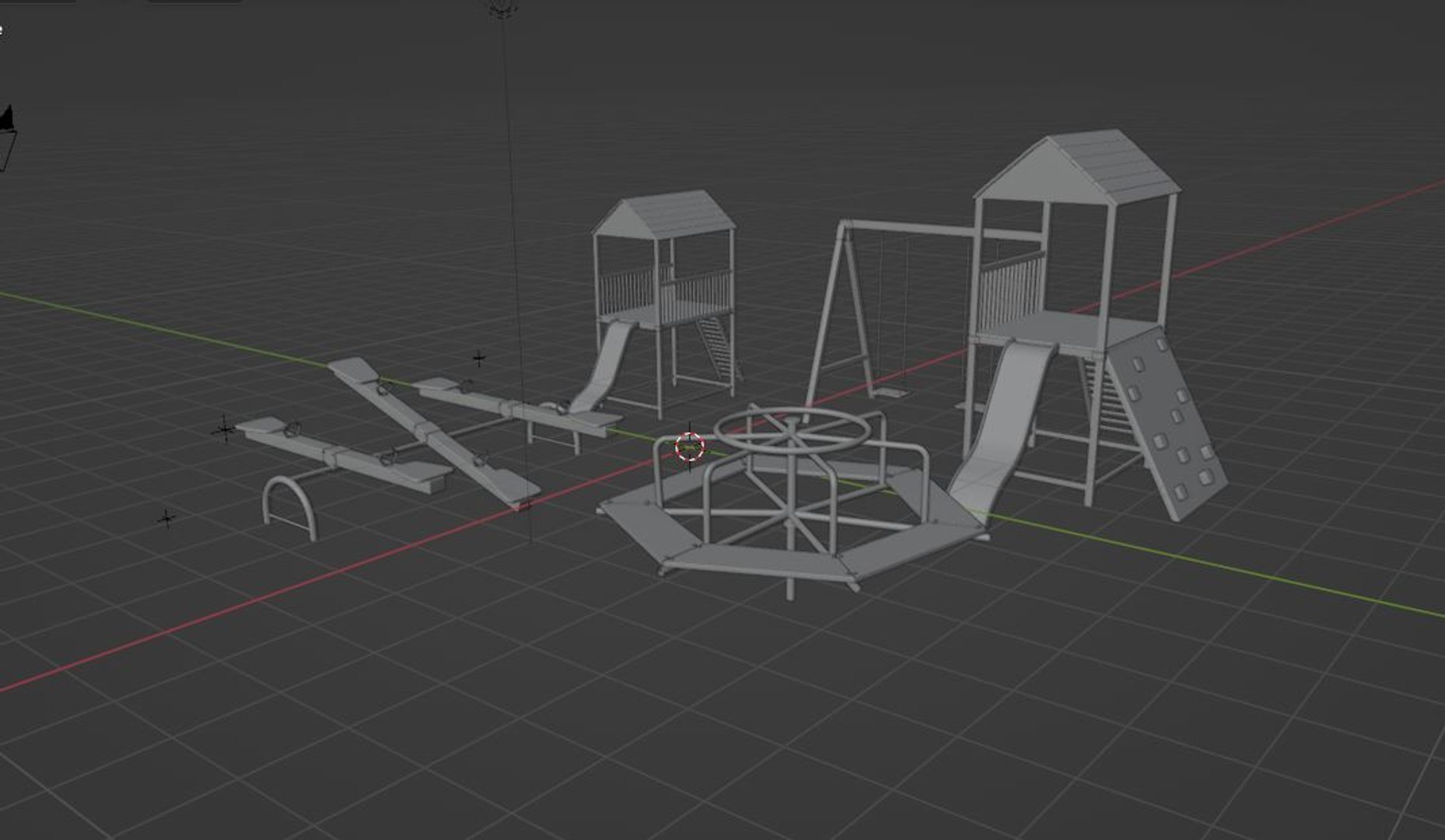 Playground Pack 01 3D Model 3D Model - TurboSquid 2352605