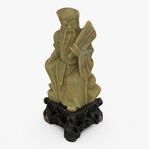 scan chinese statuette 3d model