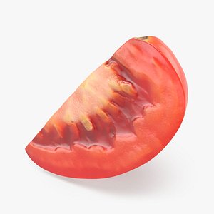 Sliced Roma Tomato 3D model