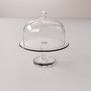 3d cake stand dome model