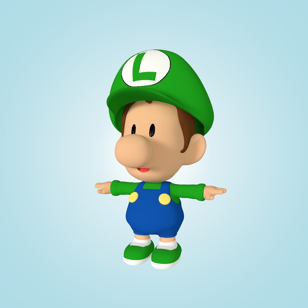 3d characters mario bros model