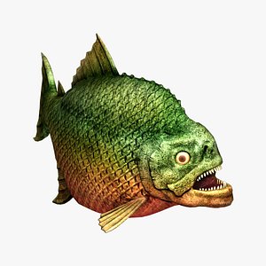 3d piranha