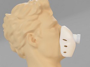 filtro mascherina 3D model