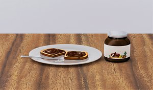 3D chocolate spread