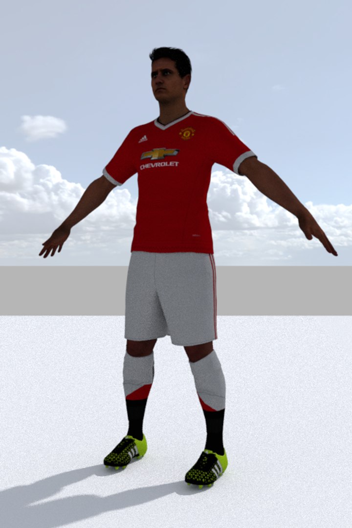 3d Model 8 Manchester United Players