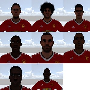 8 Manchester United Players Pack
