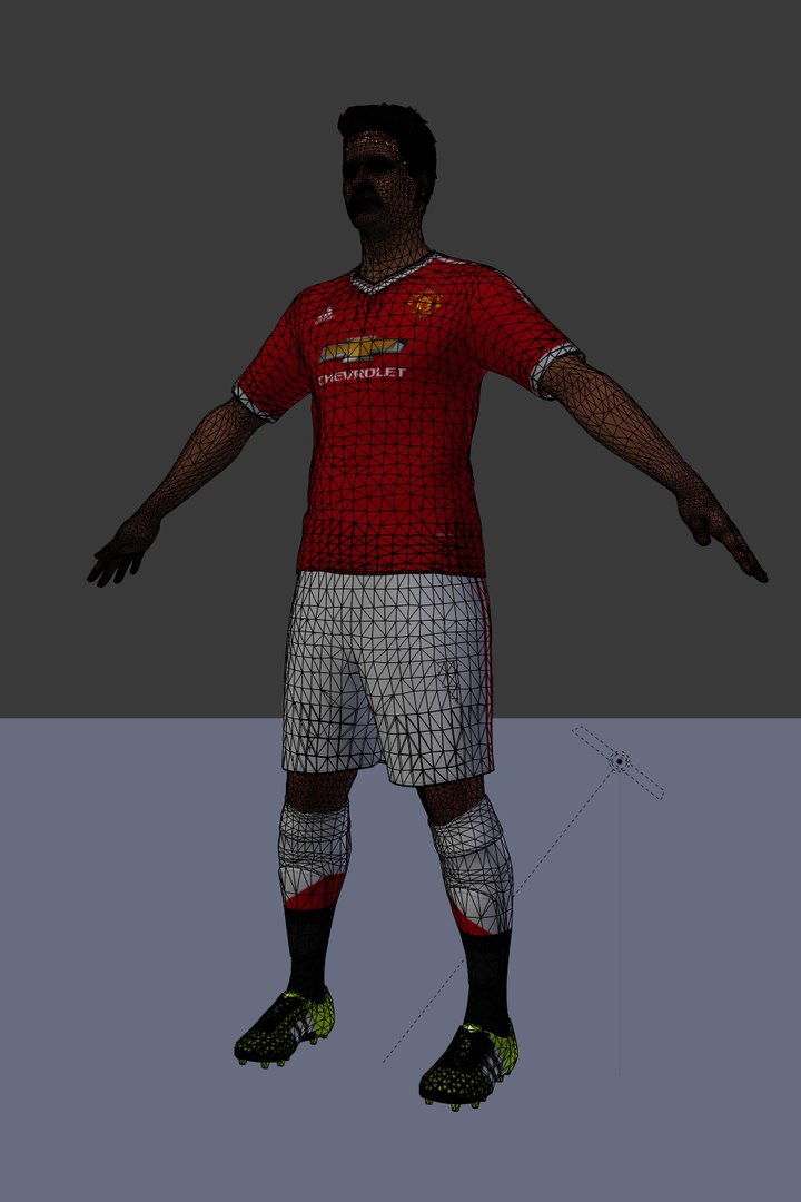 3d Model 8 Manchester United Players