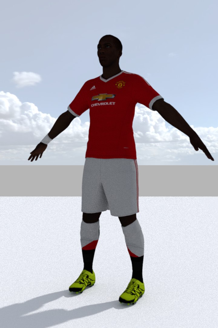 3d model 8 manchester united players