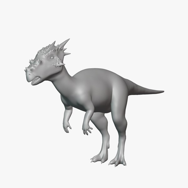 Dracorex Basemesh Low Poly model