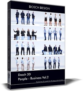people - business 3D model