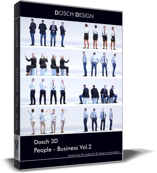 People - business 3D model - TurboSquid 1156227